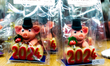 

A general view of Marzipan pigs is seen during the International Sweets and Snacks, a le...