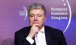 Ukraine's former president Petro Poroshenko  attend thes 15th edition of the European Econ...