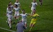 Dora Sule of ETO FC Gyor celebrates her goal during the match at Simple Hungarian Women CU...