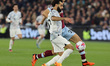 Liverpool's Mohamed Salah during English Premier League soccer match between West Ham Unit...