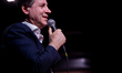 Giuseppe Conte during the municipal elections campaign in Brescia, Italy, on April 27, 202...