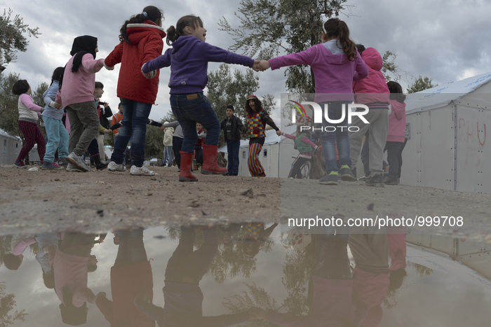 Kara Tepe transit camp on Lesbos